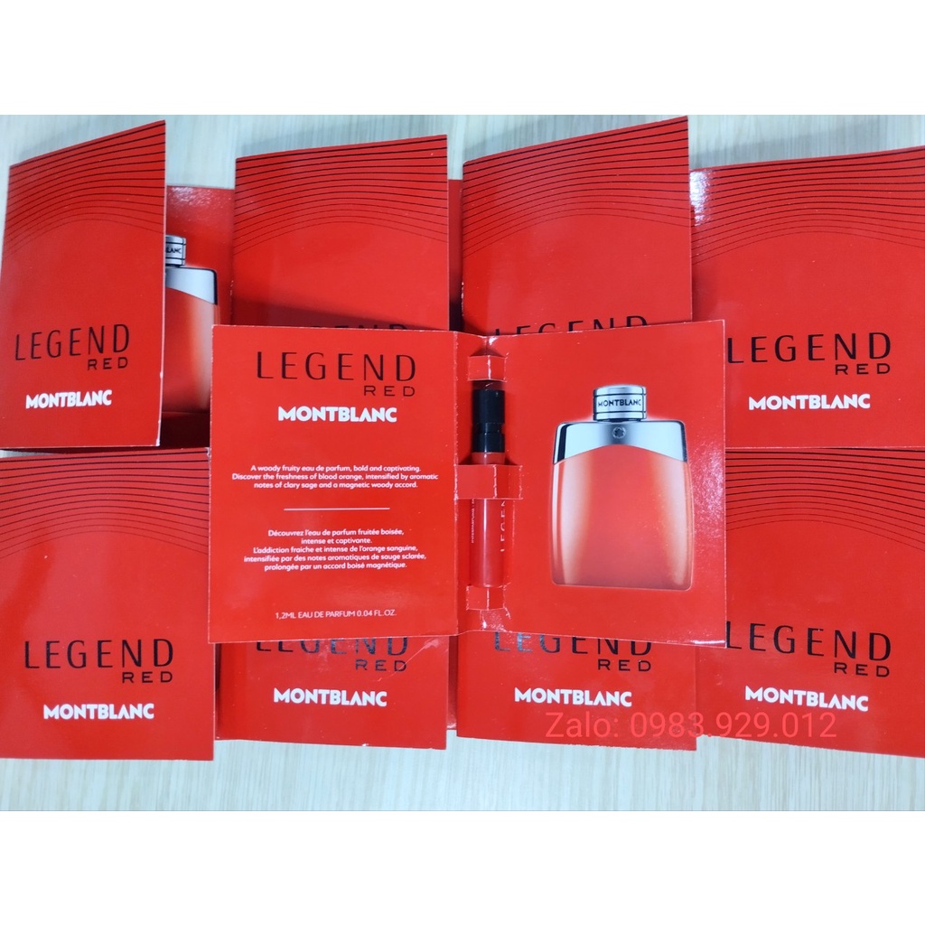 Mẫu thử Vial Nước hoa Montblanc Legend Red