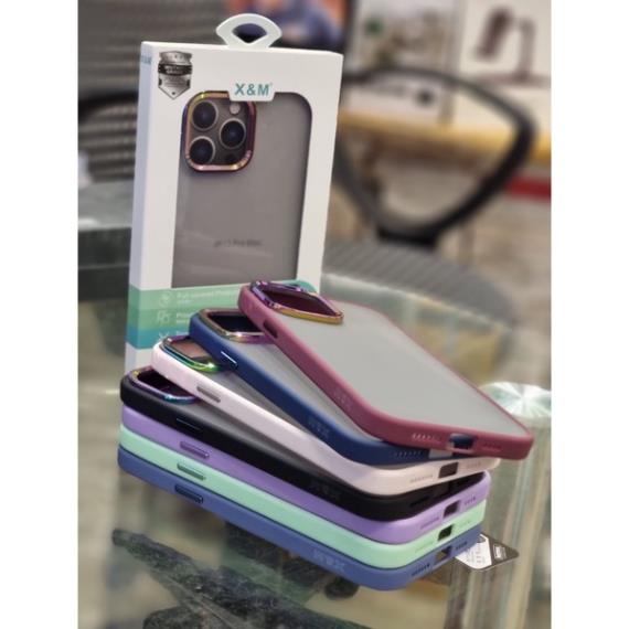 [ Chính hãng 13 |  13 Pro | 13 Pro Max | 12 Pro Max - Ốp Iphone X&amp;M dẻo silicon bảo vệ camera titan lưng nhám