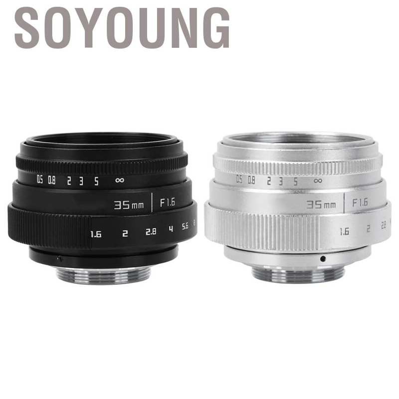 [Hàng tồn kho] Ống Kính 35mm F1.6 Cho Máy Ảnh Sony Nex M4 / 3 Fujifilm Fx
