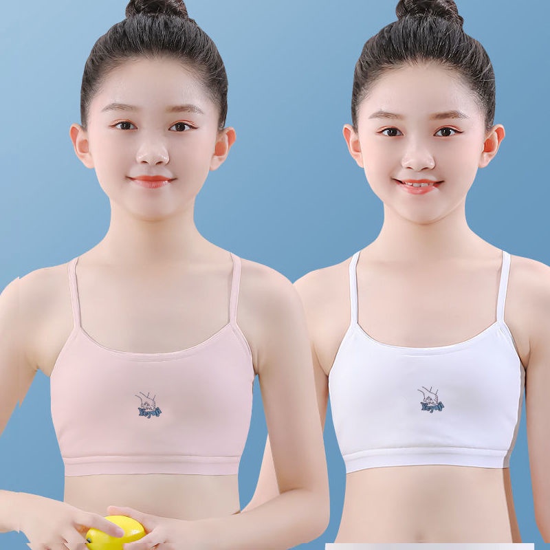 Áo Lót Cotton Mỏng Thời Trang Mùa Hè Mới Cho Bé Gái 10-12-15 Tuổi