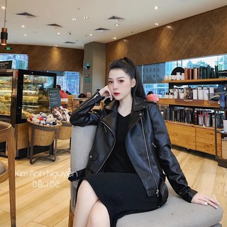 Áo Khoác Da Nữ Đẹp Phong Cách Hàn Quốc