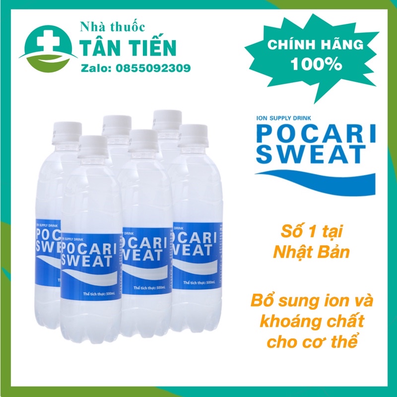 POCARI SWEAT bù nước và khoáng (Chai 350ml/ 500ml)