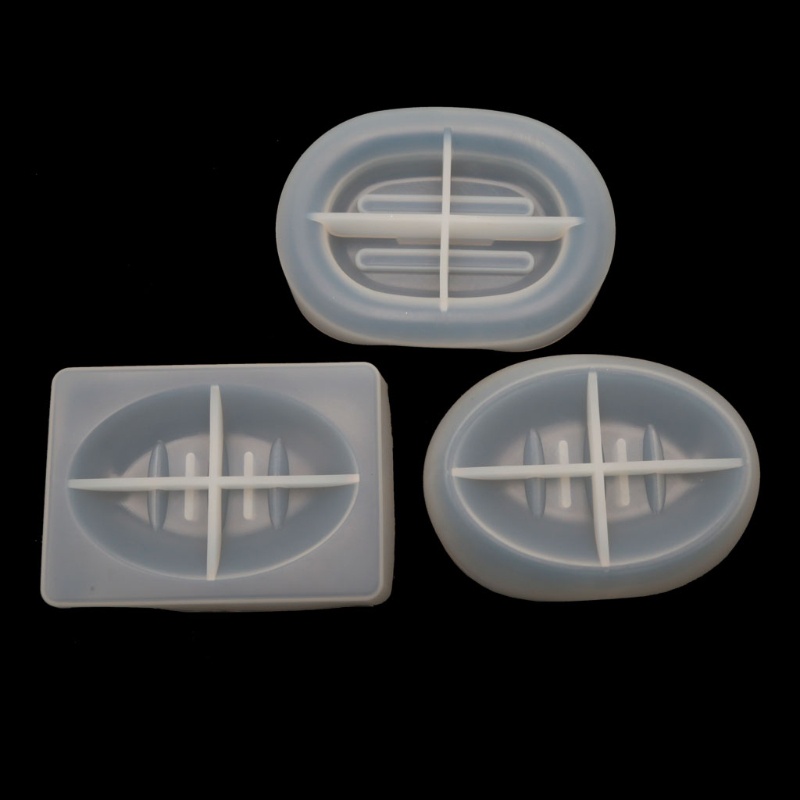 Khuôn silicone làm khay đựng xà phòng hình tròn