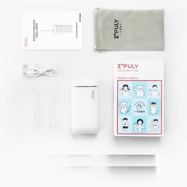 Máy tăm nước XIAOMI ENPULY công suất mạnh mẽ, tần số cao kháng nước IPX8 thuận tiện đi du lịch – ENPULY MINI M6 PLUS