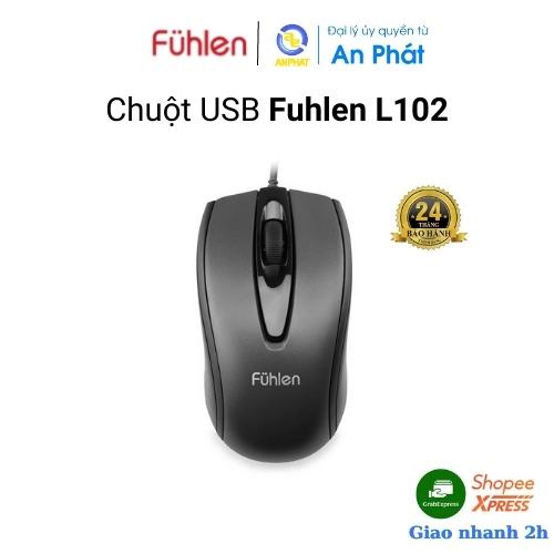 Chuột máy tính Fuhlen L102 Đen / Chính Hãng - Bảo hành 24 tháng