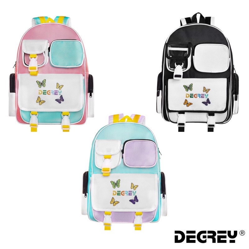 Balo Degrey Tiedye Butterfly Thời Trang Nam Nữ Backpack 2810 Shop Balo Đi Học Đi Chơi Ulzzang Unisex