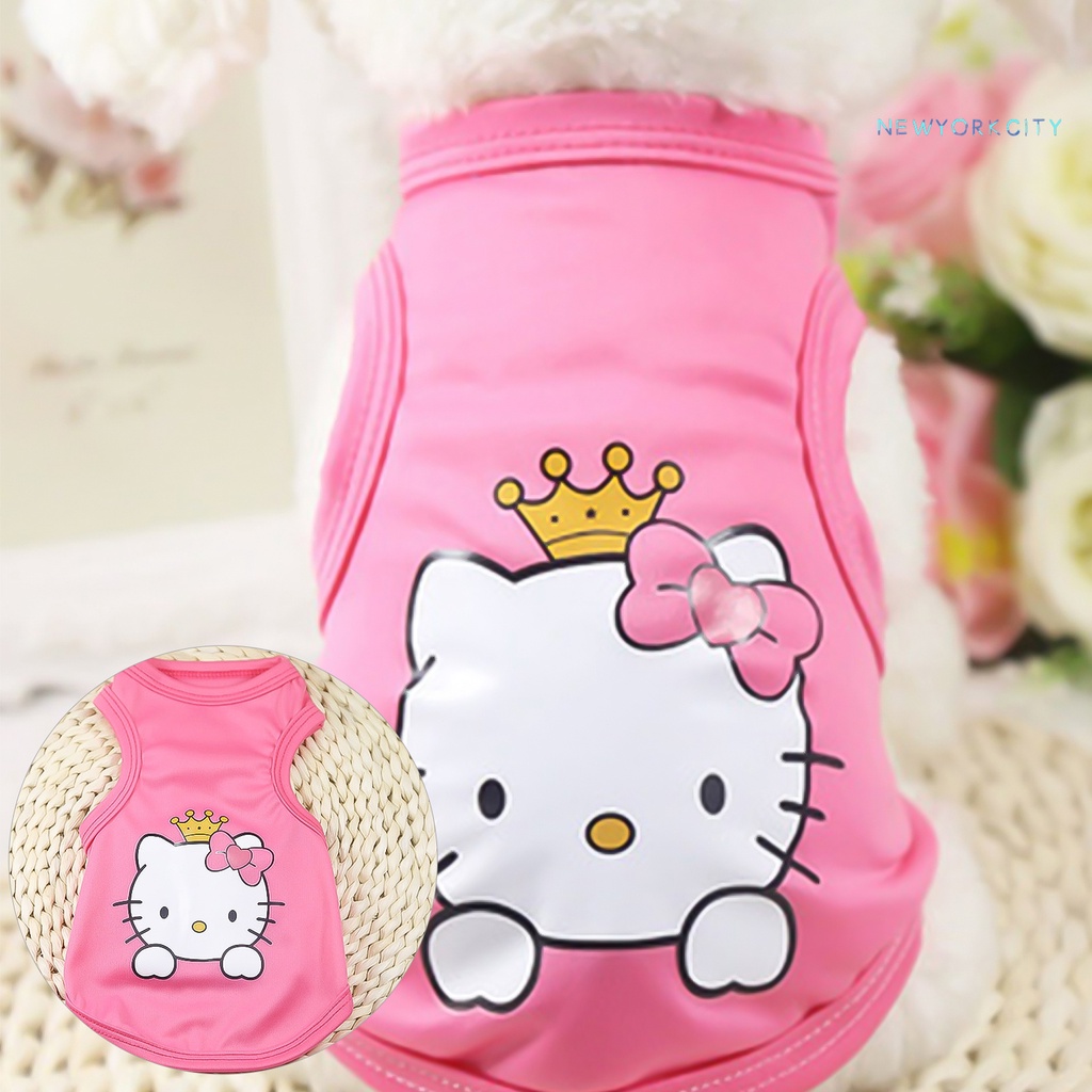 Áo Thun Mềm Thoáng Khí In Họa Tiết Dễ Thương Dành Cho Thú Cưng