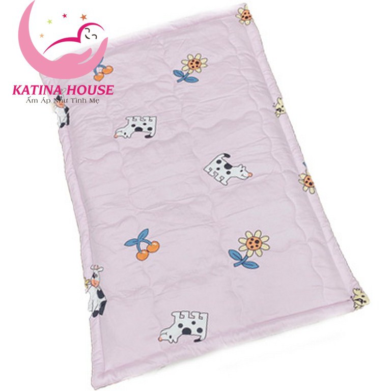 Đệm cho bé sơ sinh và trẻ nhỏ 70x100cm, nệm chống thấm, chất vải Tencel cao cấp mềm mịn mát, nhiều họa tiết đáng yêu