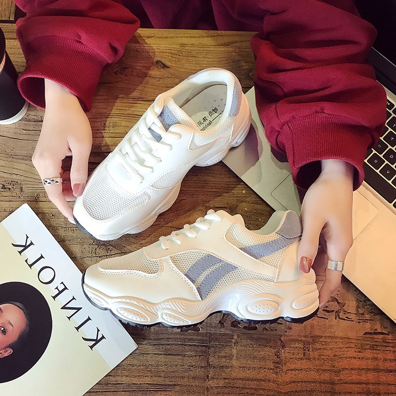 GIẦY THỂ THAO NỮ ĐẾ SÓNG KÈM HỘP K68 | BigBuy360 - bigbuy360.vn