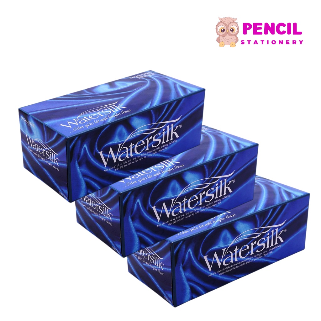 Khăn Giấy Ăn Rút WATERSILK Hộp 150 Tờ X 2 Lớp Mềm Mịn Chính Hãng