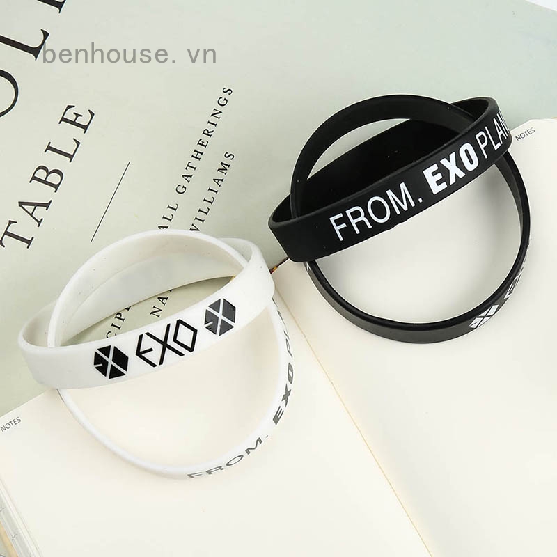 Vòng đeo tay kiểu dáng thời trang phong cách cho fan của KPOP EXO