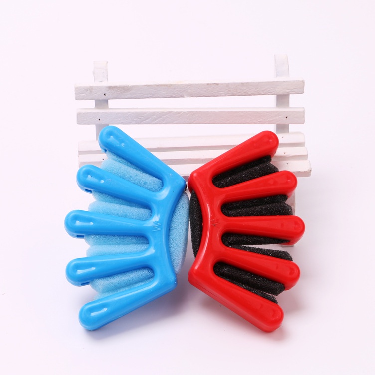 [Đỏ, xanh DC5] dụng cụ bện tạo mẫu tóc đuôi sam kiểu pháp bằng nhựa bumpits 5 ngón tay