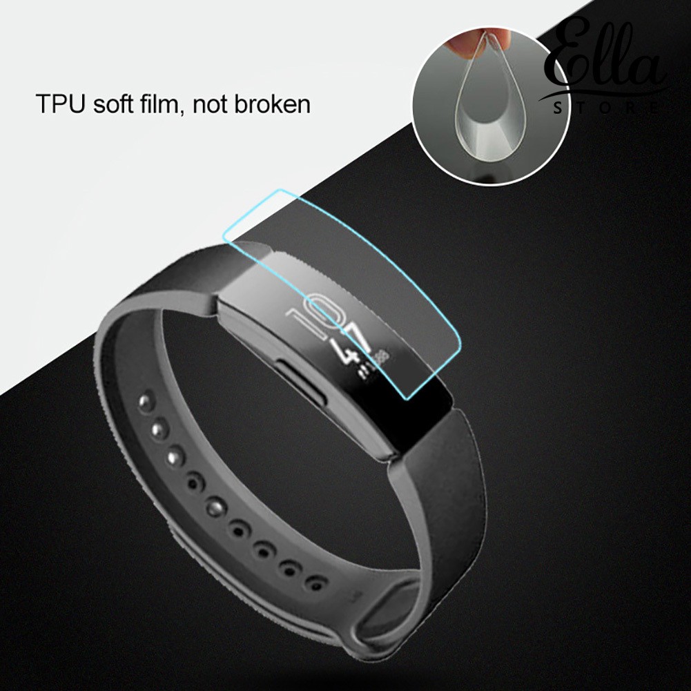 Set 1 / 2 miếng film dán màn hình bằng tpu trong suốt cho Fitbit Inspire HR/Fitbit Inspire