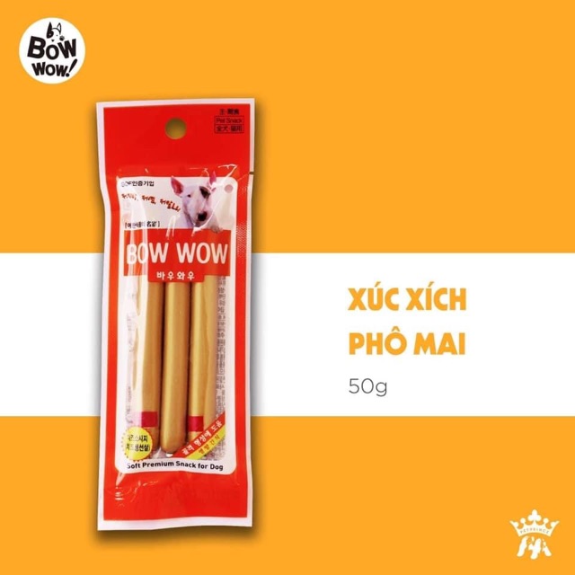 TỔNG HỢP THỨC ĂN VẶT CHO CHÓ (phô mai, snack, sandwich, xúc xích)