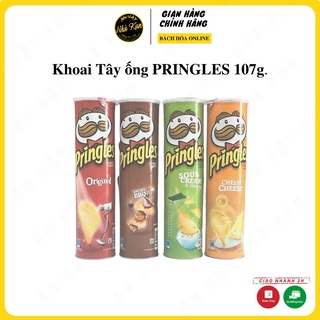 Khoai tây 💖FREESHIP💖 Khoai Tây Ống Pringles Thơm Ngon Hộp 107g.