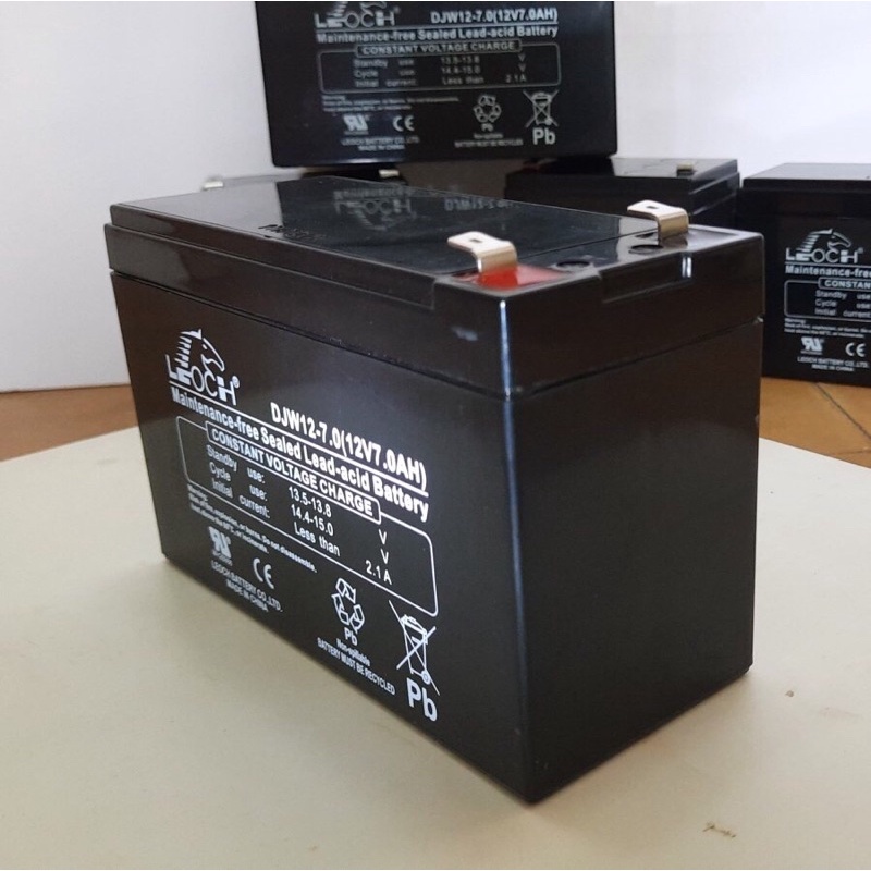 Bình Ắc Quy Chì Khô Loech 12V-7Ah