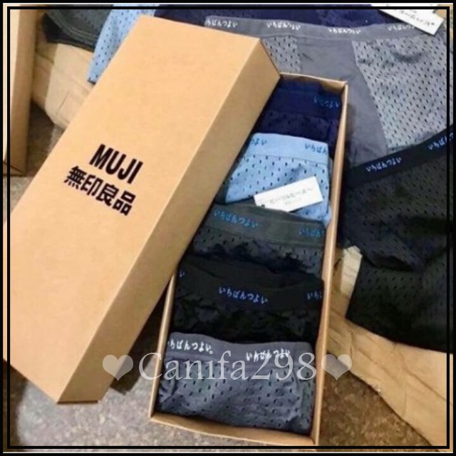 Hộp 5 quần lót đùi Nam thông hơi