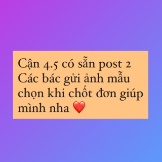 Cận 4.5 có sẵn post 2