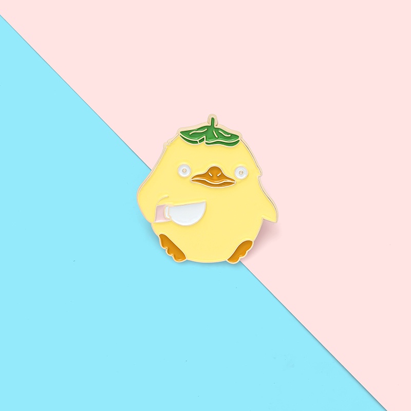 Ghim cài áo hình vịt hoạt hình dễ thương