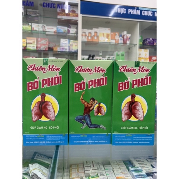 Thiên Môn BỔ PHỔI (Chai 280ml ) Giảm ho nhanh chóng, Bổ phổi thật hay