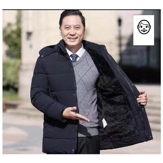 Áo khoác phao lót lông cao cấp trung niên - áo phao trung niên cao cấp
