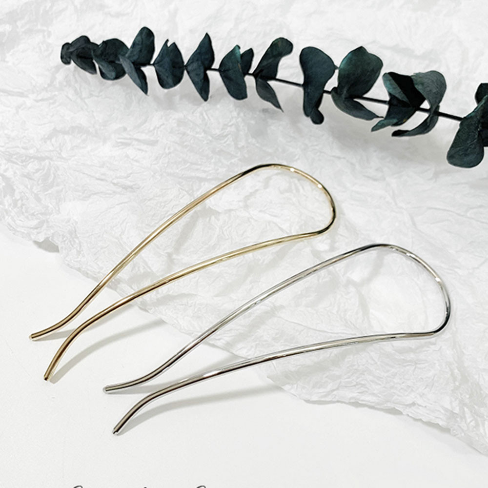 Kẹp tóc chữ u kiểu dáng đơn giản cho nữ