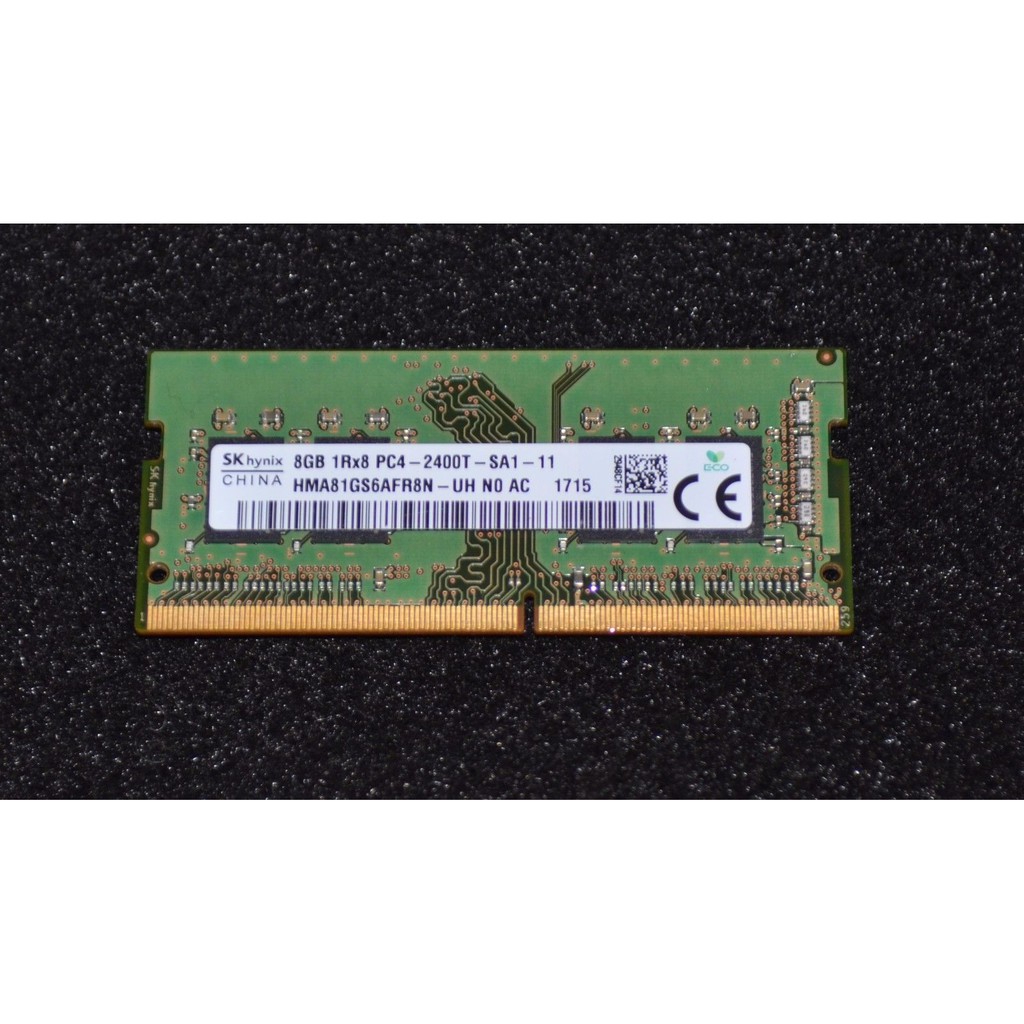 [Mã ELMS5 giảm 7% đơn 300K] Ram Laptop Ram Hynix DDR4 8G PC4-2400T Bus 2400 Mhz BH 60 tháng 1 đổi 1