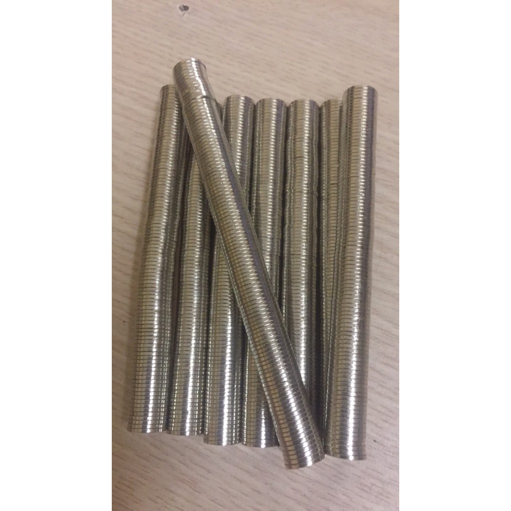 [Xả Kho Giá Xưởng] Combo 10 viên nam châm đất hiếm kt 10x1mm, loại nam châm trắng đất hiếm lực hút mạnh