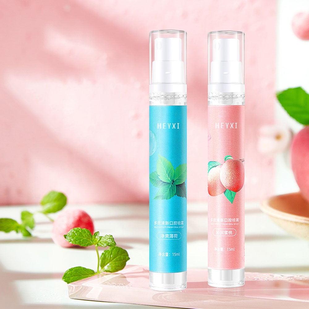 [Hàng mới về] Chai xịt thơm miệng dung tích 15ml nhỏ gọn tiện dụng