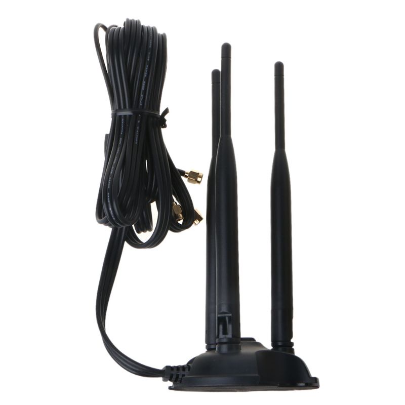 Ăng Ten WiFi Băng Tần Kép RP-SMA 2 4GHz 5 8GHz Cho Thẻ Không Dây