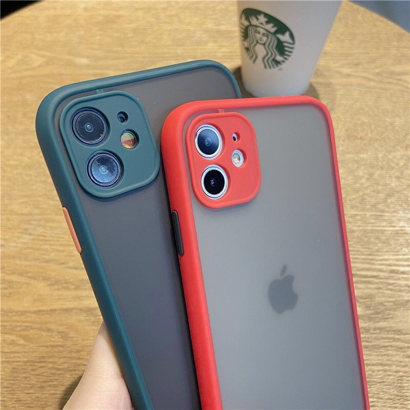 ♠☄ Ốp điện thoại lưng iPhone 11 mobile phone shell iPhoneX male XR female XSmax anti-drop liquid color contrast 7p matte 8plus full package 6sp | BigBuy360 - bigbuy360.vn