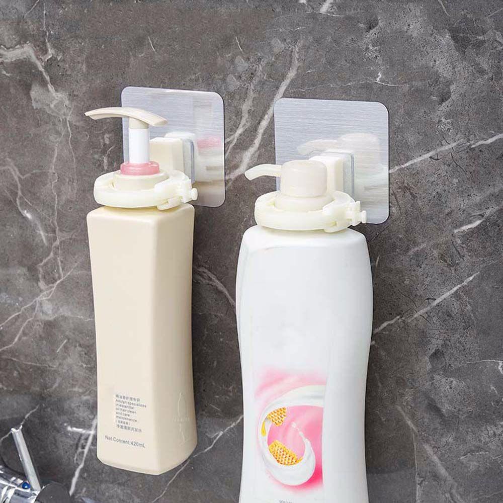 Giá Đỡ Chai Dầu Gội Gắn Tường Có Thể Điều Chỉnh Tiện Dụng