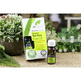 Dr.Organic - Tinh dầu trà xanh hữu cơ Tea Tree Oil 10ml