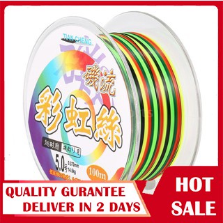 Dây câu cá nhiều màu 1M / 100m
