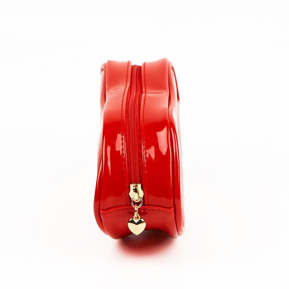 Túi Đựng Mỹ Phẩm Bằng Da Bóng Sức Chứa Lớn Tiện Dụng Cho Nữ