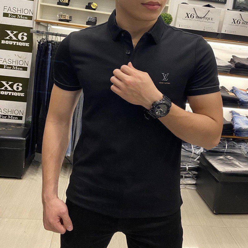 Áo thun nam cổ bẻ ngắn tay, Áo thun polo nam phong cách hàn quốc MURADFASHION TB113 | BigBuy360 - bigbuy360.vn