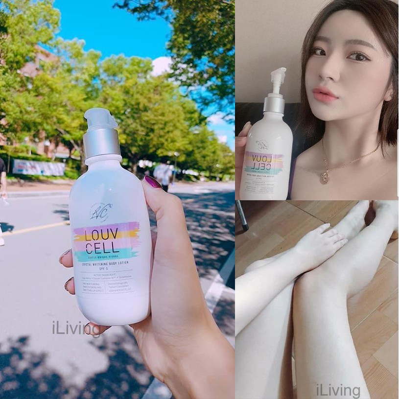 [SHOPEE OUTLET] Kem dưỡng ẩm trắng da body Louv Cell Crystal Whitening Body Lotion 120ml và 250ml ILIVING-LOUDTB | BigBuy360 - bigbuy360.vn