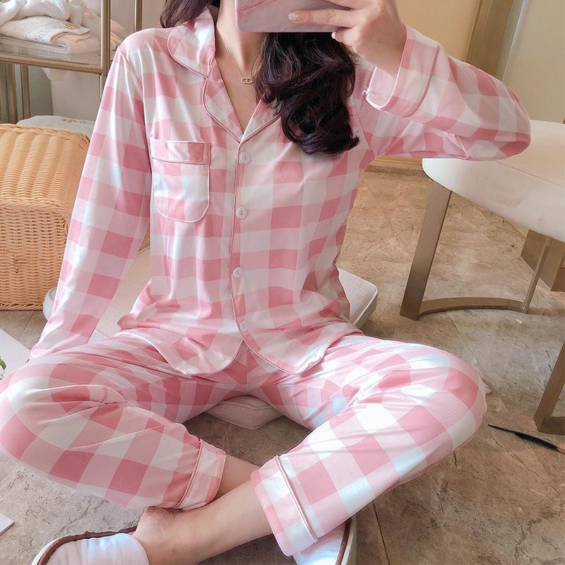 Đồ bộ nữ Pijama dài tay mặc nhà chất cotton dày ấm cao cấp DT55 | BigBuy360 - bigbuy360.vn