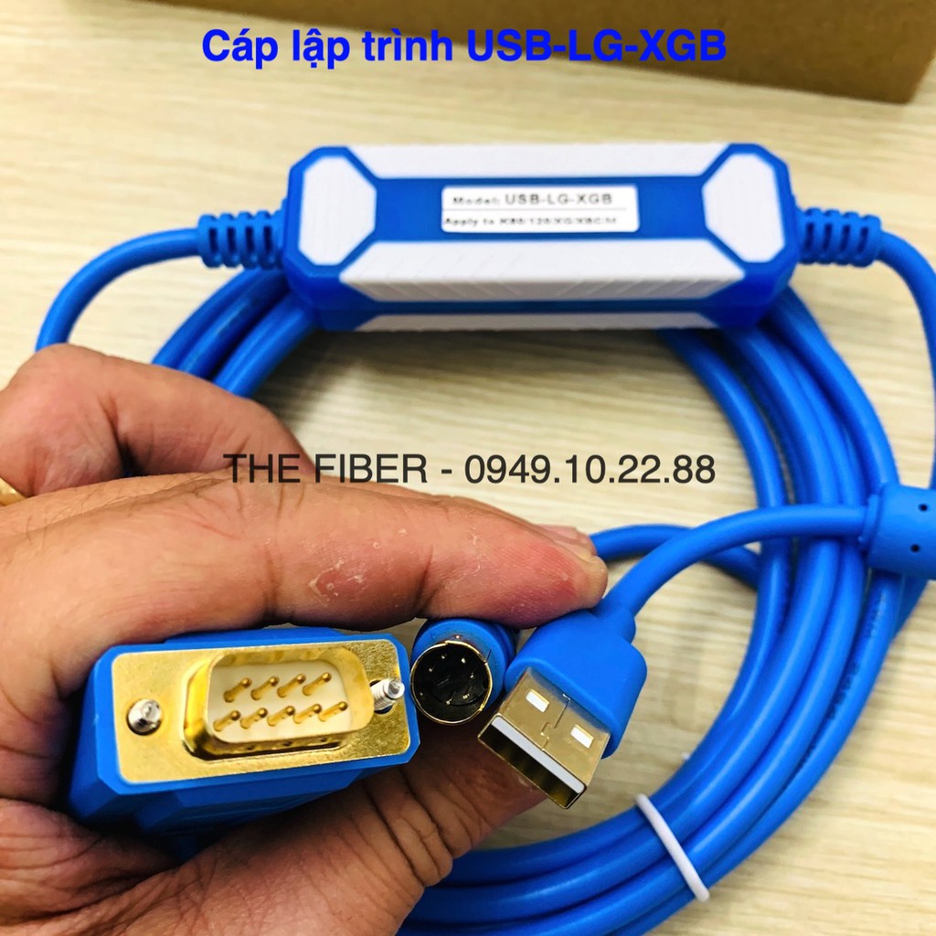 Cáp lập trình PLC LS LG USB-LG-XGB cho PLC LG LS K7M  K120S XBM  XGB  XBC và màn hình cảm ứng dòng PMU XP | BigBuy360 - bigbuy360.vn