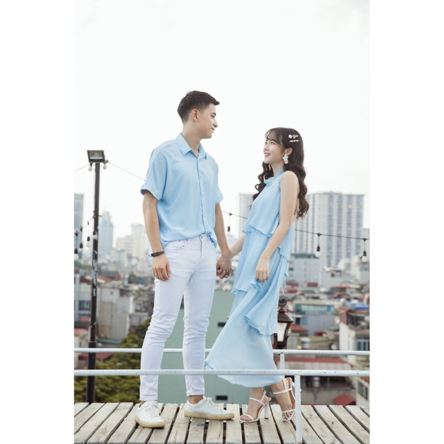 Đồ Đôi Áo đôi Nam Nữ CoupleLADESIGN Váy Đầm Áo Sơ Mi Couple Style Hàn Quốc Angela ...