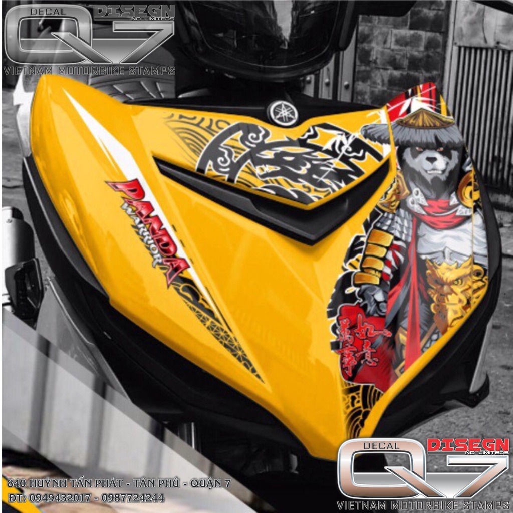 Tem Rời EXCITER 150 GẤU PANDA