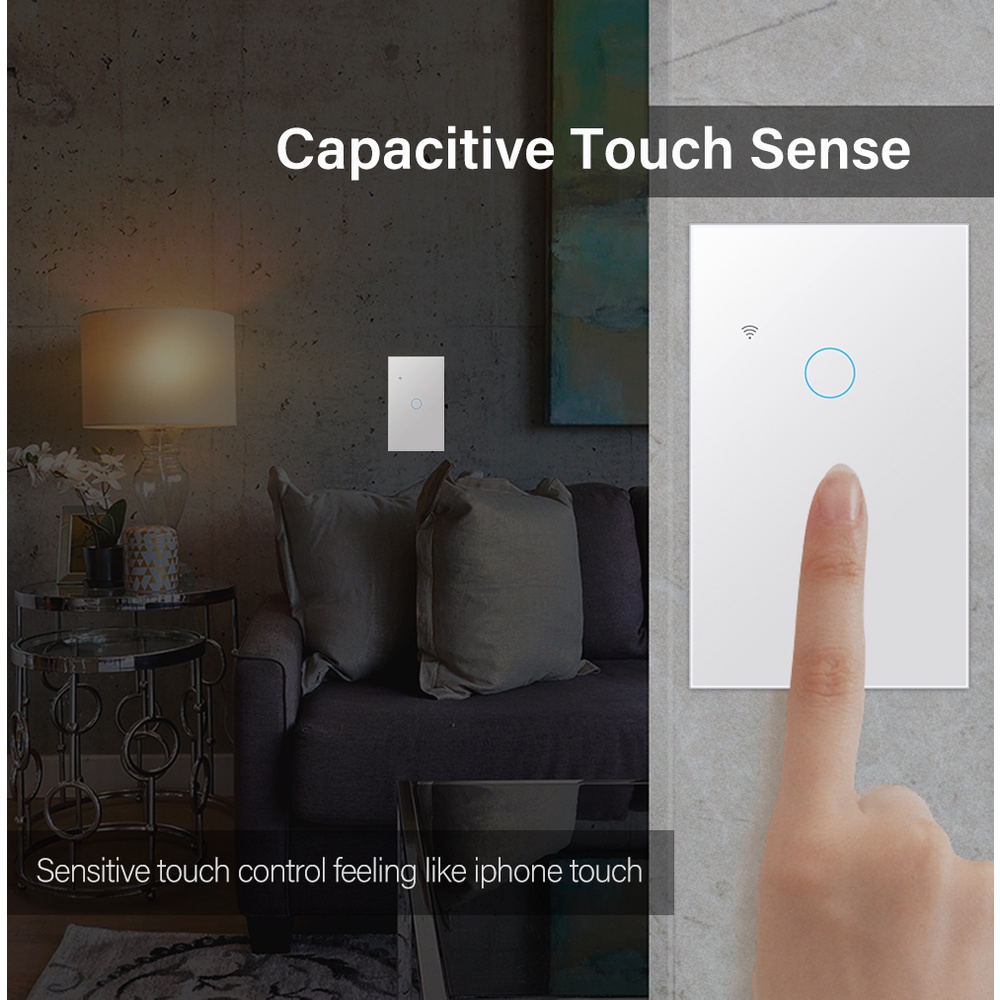 Cảm Ứng thông minh Chuyển Đổi Tuya Wifi CHÚNG TÔI 1/2/3/4gang APP Điều Khiển Từ Xa Làm Việc Với Alexa google nhà