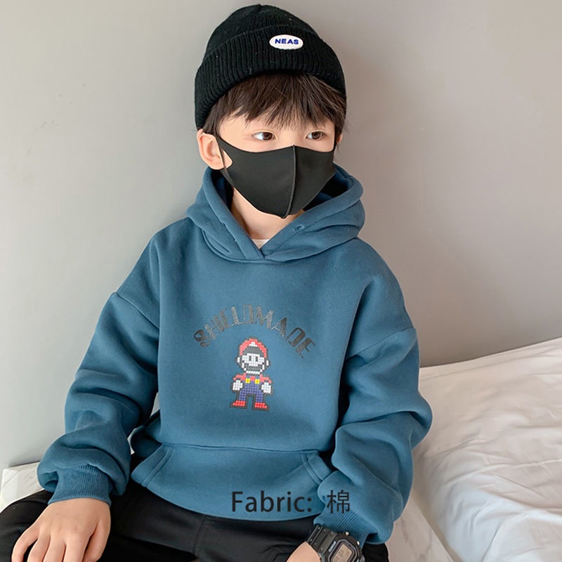 Áo hoodie thời trang thu đông kiểu dáng mới lạ cho bé trai