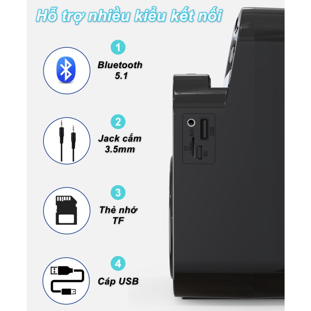 Loa Bluetooth Đa Năng PartyBox 2400mAh 30W - Home and Garden