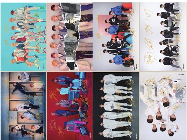 set bộ poster BTS,BIGBANG,EXO,TFBOYS,WANNA ONE