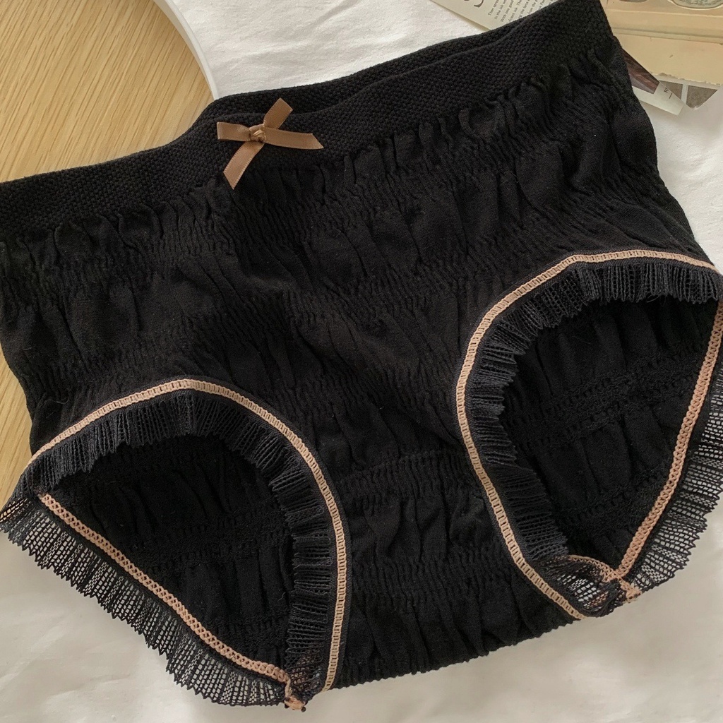 Quần Lót cotton Thoáng Khí Lưng Cao Co Giãn Dành Cho Nữ