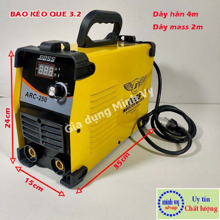 Máy hàn điện tử inverter Boss 250a - BH chính hãng 12 tháng