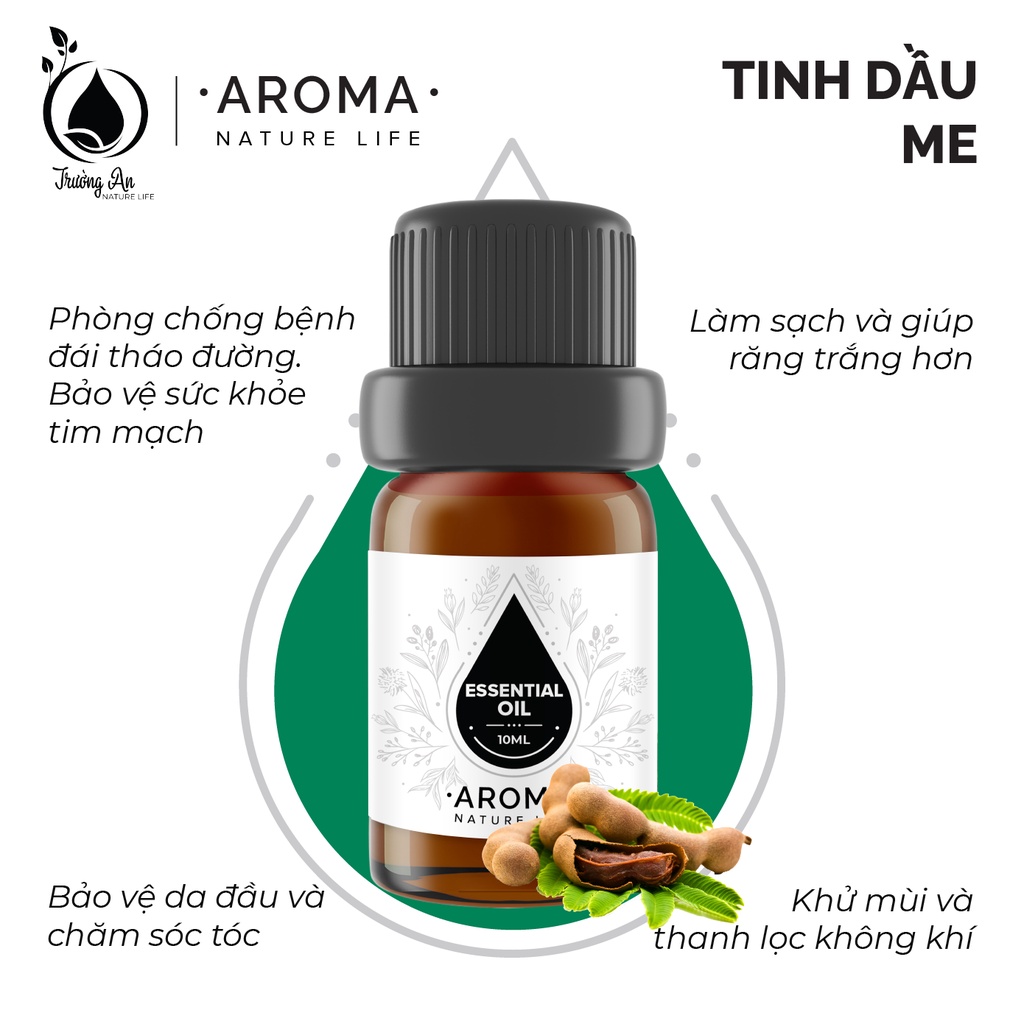Tinh dầu Me nguyên chất TRƯỜNG AN dung tích 10ml