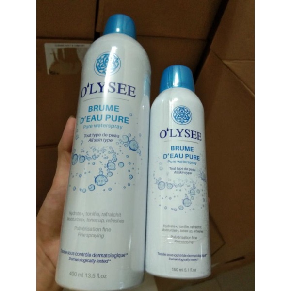 XỊT KHOÁNG OLYSEE 150 ML_ 400ML