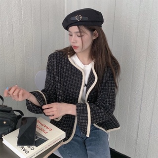 Áo Khoác Dạ Tweed Thời Trang Hàng Cao Cấp